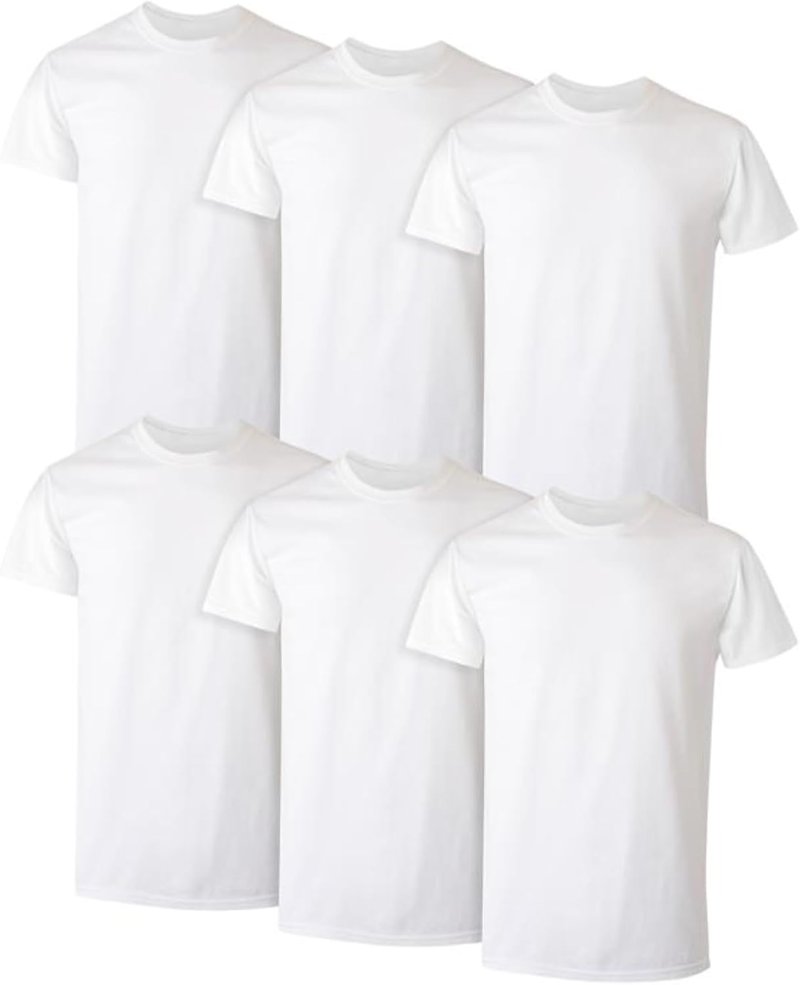 Hanes Men's Undershirts - Stay-Tucked Soft Cotton Comfort | White, Black & Assorted Multipacks