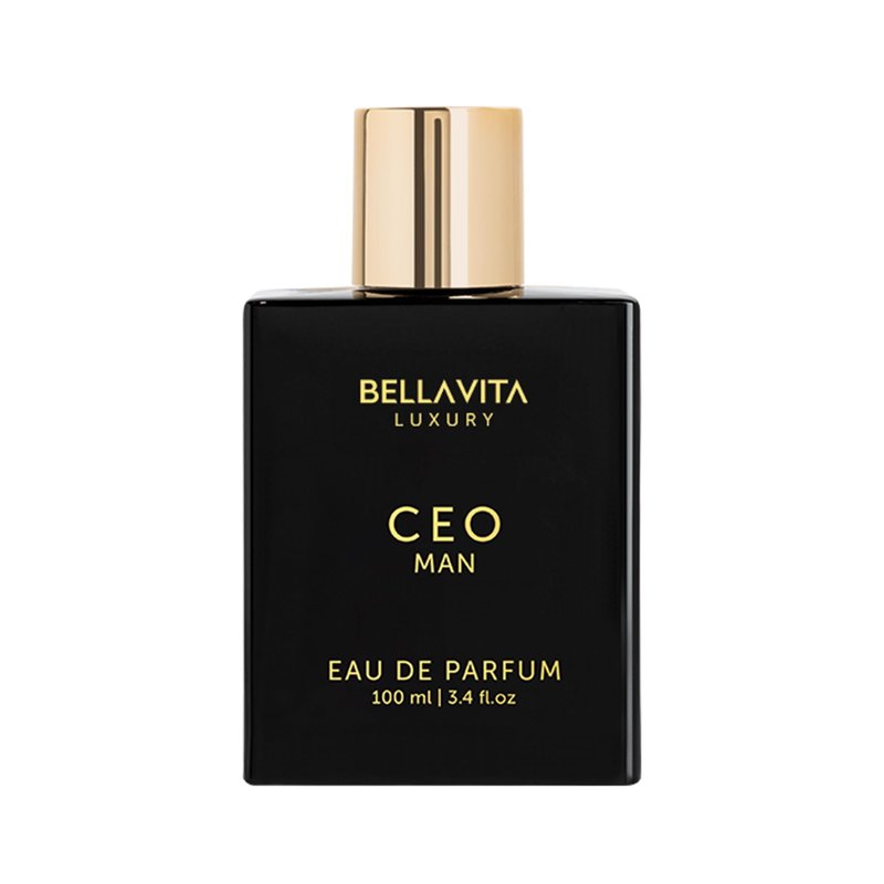 Bellavita Luxury CEO MAN Eau de Parfum | 100 ml (3.4 fl.oz.) | Perfume for Men | Mandarin, Lemon, Lavender, and Vetiver Notes | Long Lasting Men's Fragrance