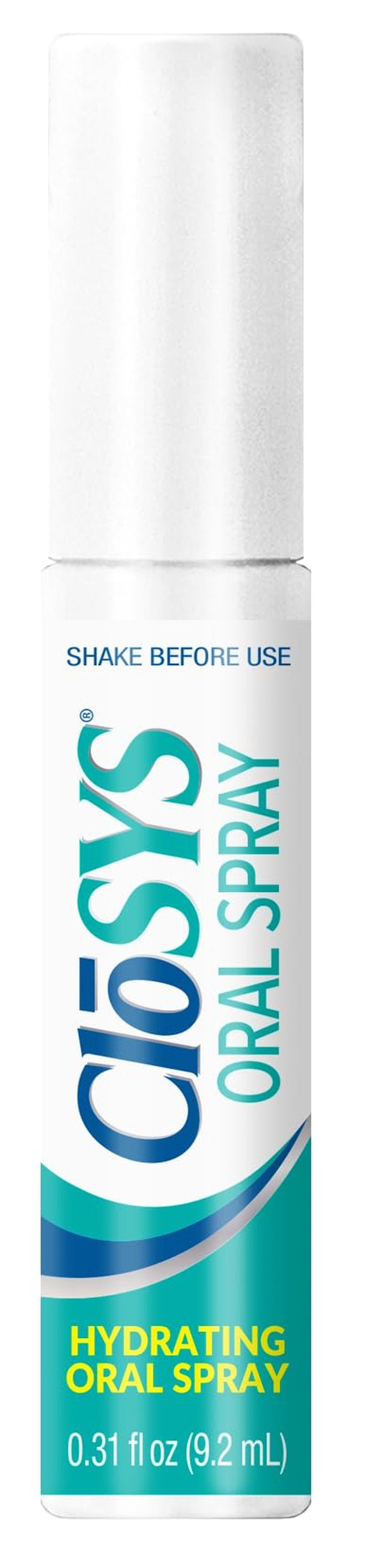 CloSYS Oral Breath Spray, Sugar Free Mouth Spray for Bad Breath, pH Balanced Mint Flavored 0.31oz (3 Count)