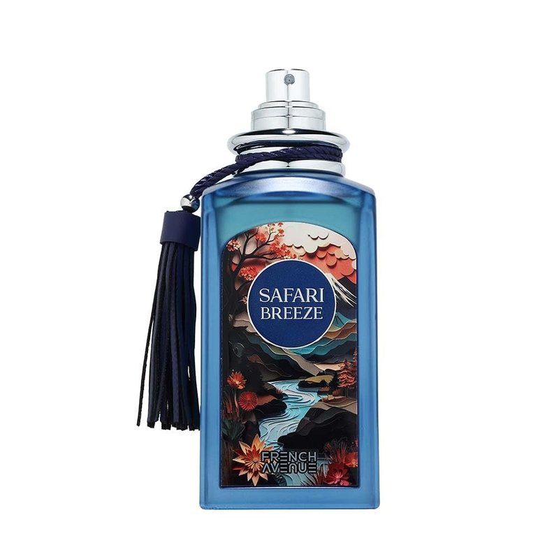 French Avenue Safari Breeze Eau de Parfum, Floral Fruity Fragrance, 100ml, Spring/Summer Scent with Blackcurrant, Coconut, Grapefruit