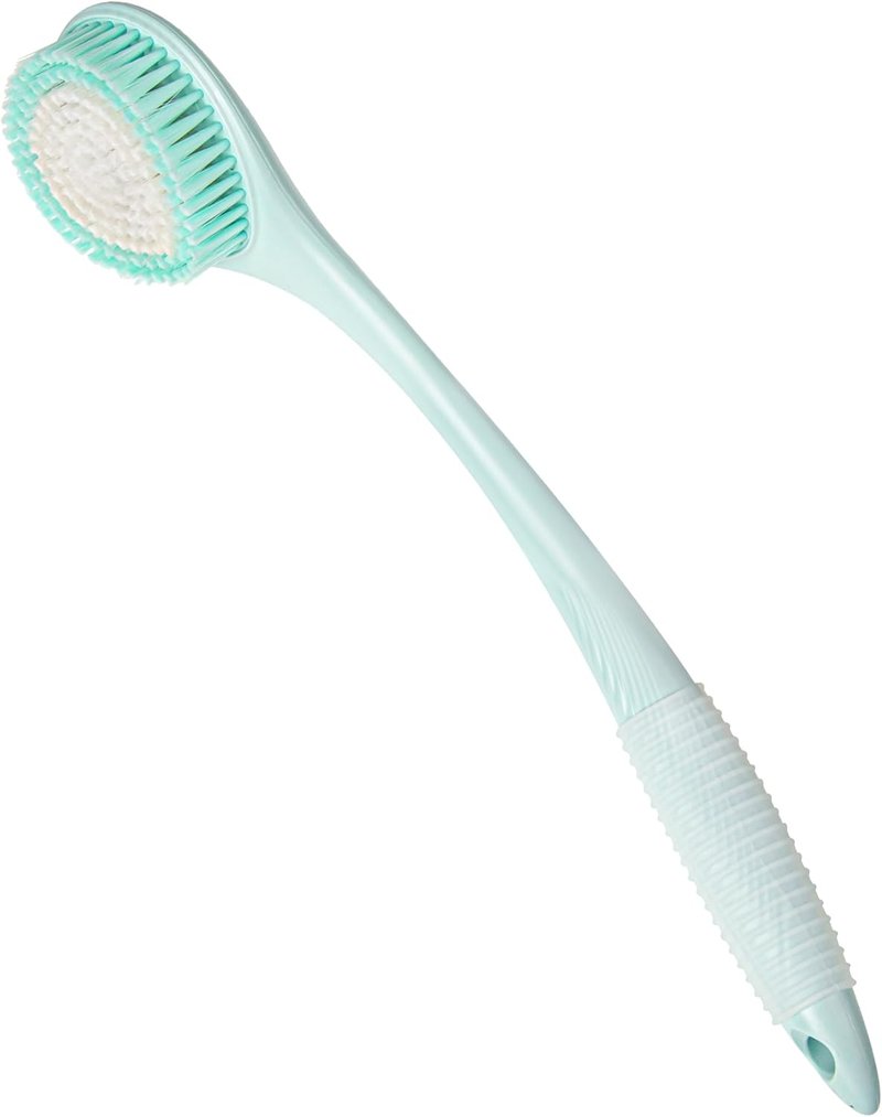 BEDELITE Back Scrubber - Soft Bath Brush with Long Handle (16.4 Inches) | Anti-Slip Exfoliator for Men & Women