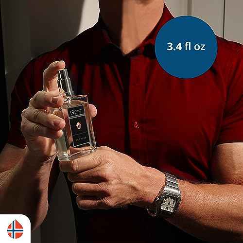 Geir Ness Eau de Parfum Spray For Men - Long Lasting Fresh, Cool Scent - Mix of Refreshing Norwegian Mountain Fragrance - 3.4 oz¡¦