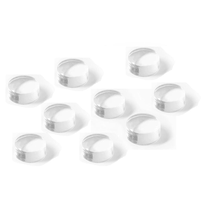 Skiennix 9 PCS Clear Jelly Silicone Nail Art Stamper Kit - Transparent Stamping Tools for French Tips