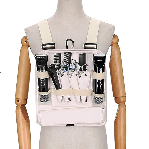 Leather Fashionable & Functional Chest Rig Bag for Barbers, Stylish Haircut Tools Storage Chest Bag for Barber
