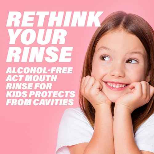 ACT Kids Anticavity Fluoride Mouthwash, Sugar & Alcohol Free Mouth Rinse Strengthens Teeth, Bubble Gum Blowout, 16.9 fl. oz., 2pk
