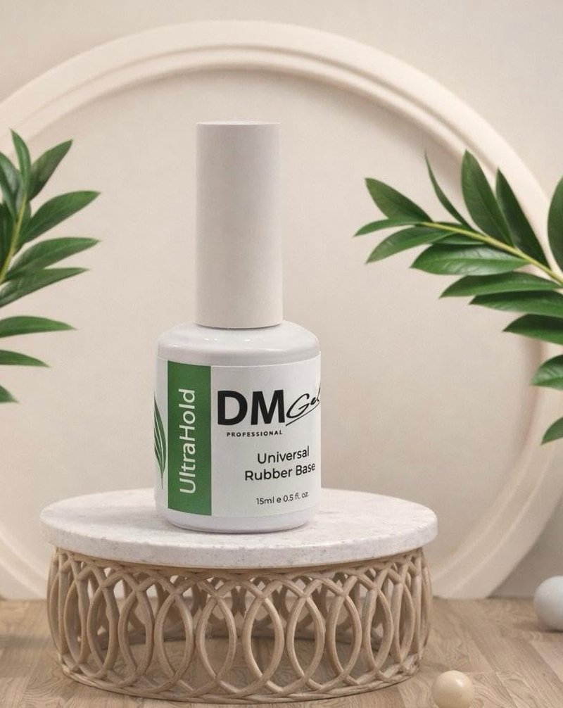 DMGel Professional UltraHold Universal Rubber Base Gel for Nails HEMA-Free/TPO-free 15ml/0.5fl.oz Long-Lasting Base Gel/Self-Leveling/Maximum Adhesion.