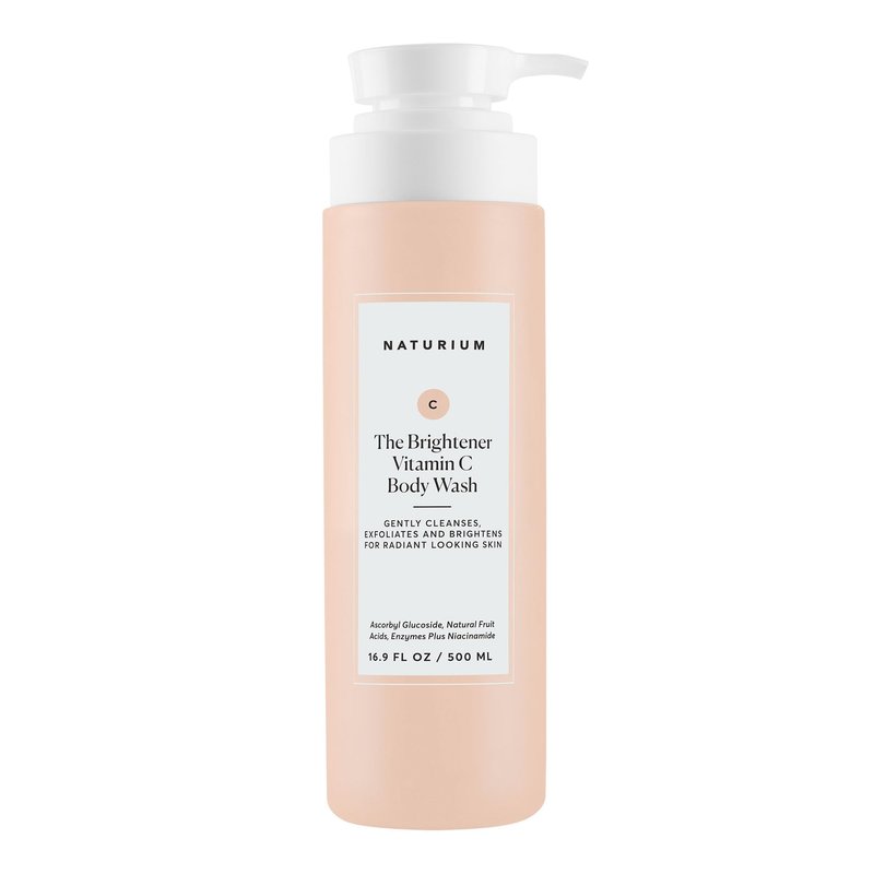 Naturium The Brightener Vitamin C Body Wash, Gentle Cleanser for Smoother-Looking Skin, Removes Dirt, Oil & Other Impurities, 16.9 oz