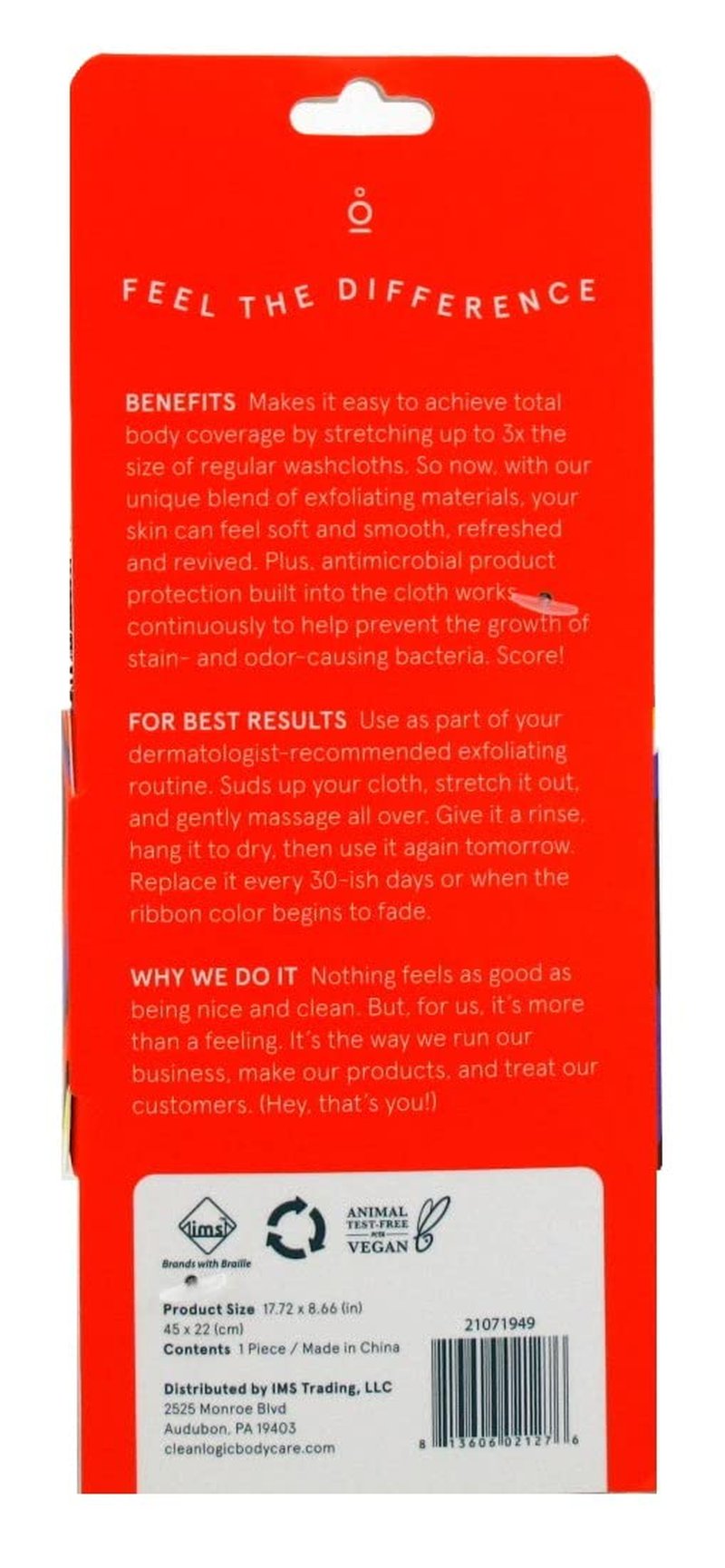 Clean Logic Sport Exfoliating Stretch Cloth
