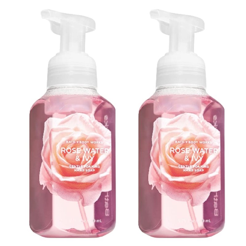 Bath & Body Works Gentle Foaming Hand Soap - Rose Water & Ivy | Pack of 2 for Luxurious Cleanliness
