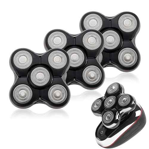 Shaver Replacment Heads Compatible with Remington Balder Boss XR7120/XR7100/XR1600/RX7 Shavers (3 Pack)