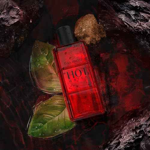 DAVIDOFF Hot Water Eau de Toilette ? Ambery Men's Cologne ? With Notes of Basil, Paprika & Benzoin ? Luxury Perfumes for Men ? Long Lasting Fragrance