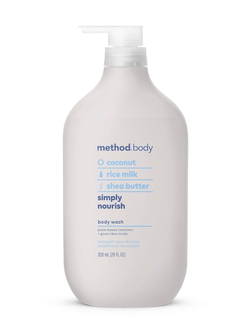Method Body Wash - Simply Nourish, Paraben & Phthalate Free, 28 Oz | Gentle Hydration for All Skin Types