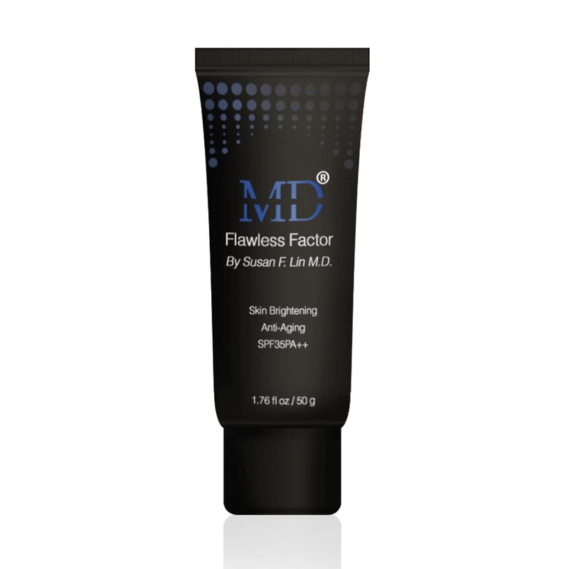 MD Flawless Factor BB Cream - Brightening Tinted Moisturizer with SPF 35 | Waterproof Beauty Balm, 1.76 fl oz