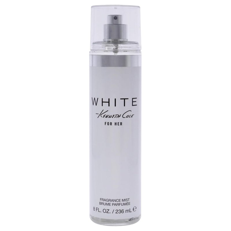 Kenneth Cole White for Her Body Mist - Fruity & Fresh Feminine Scent with Mandarin, Vanilla, Musk | 8 Fl Oz