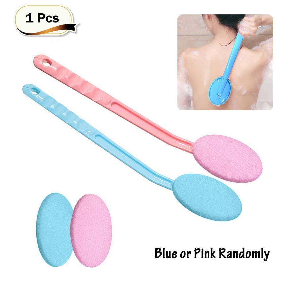 Eyxformula Easy Lotion Applicator for Back – Long Handle Cream Applicators Wand with 2 Pads, Tool to Apply Sunscreen, Self Tanner on Back, Body & Feet, Lotion Stick Brush Gift for Women, Men, Elderly