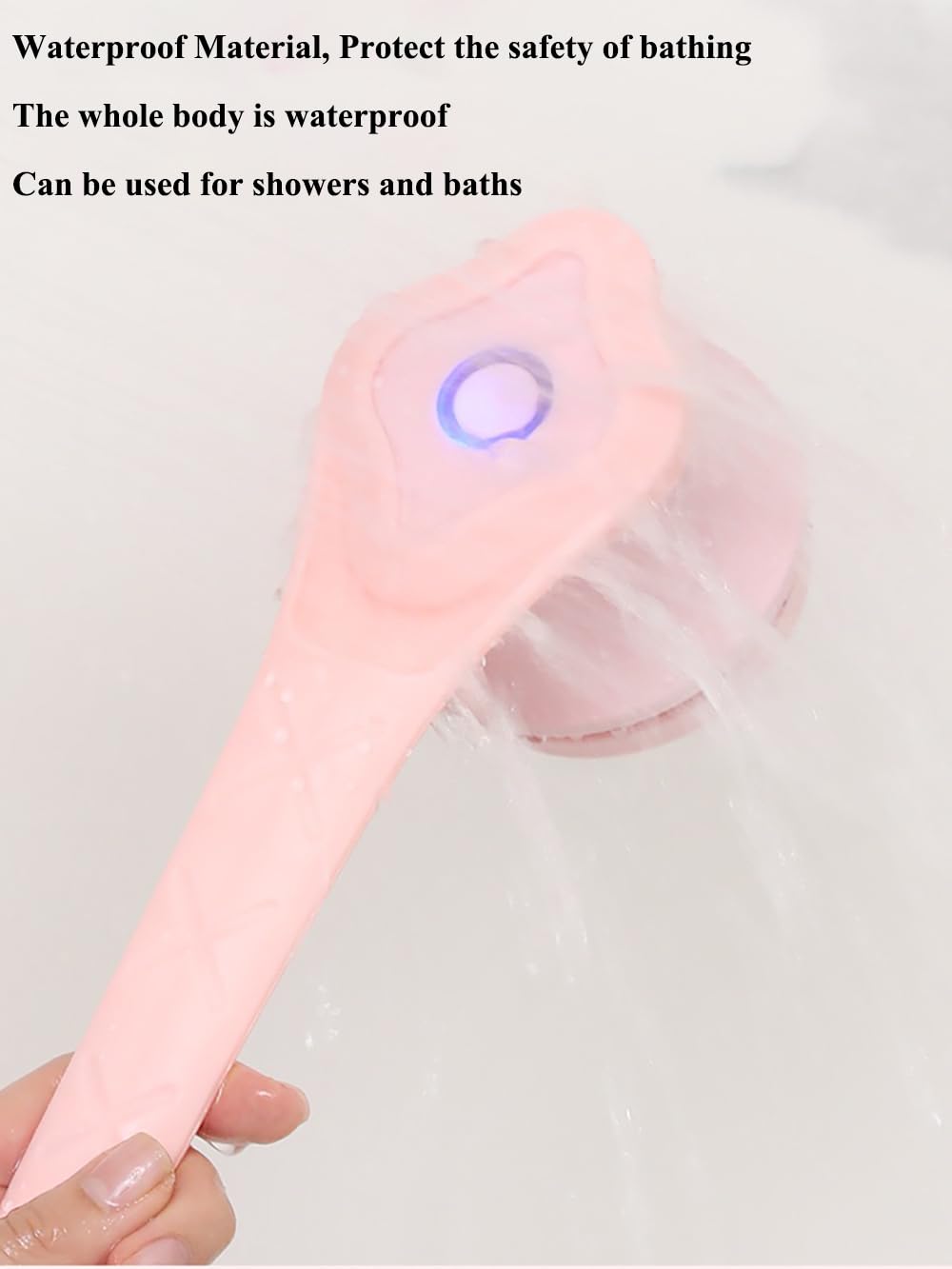 Electric Body Brush for Shower, Rotating Back Scrubber, Waterproof Rechargeable, Deep Cleansing