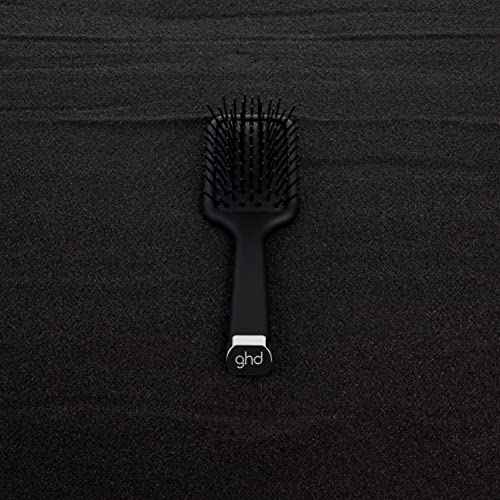 ghd The All-Rounder Paddle Hair Brush ¡ª Detangling Hair Brush for Thick Hair ¡ª Broad Flat Base to Create Straight and Sleek Blow-Dries ¡ª Set Your Style, Brush Out Waves, and Add Texture ¡ª Black