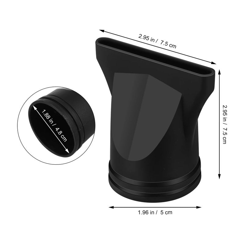 Healvian 2pcs Hair Diffuser Fits 1.77inch Old-Fashioned Diameter Hair Dryers,Hairdryer Attachment Nozzle,Plastic Replacement Narrow Concentrator for Blow Dryer Nozzle