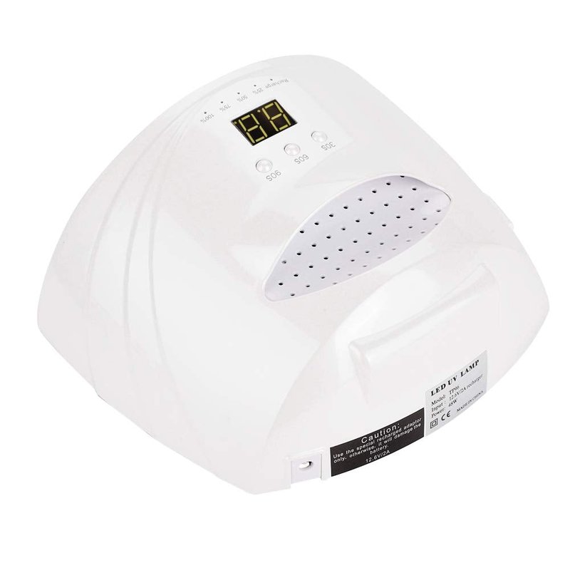 Skiennix 48W Cordless Rechargeable Nail Lamp - LED UV Light Dryer with Smart Handle & Timer Settings