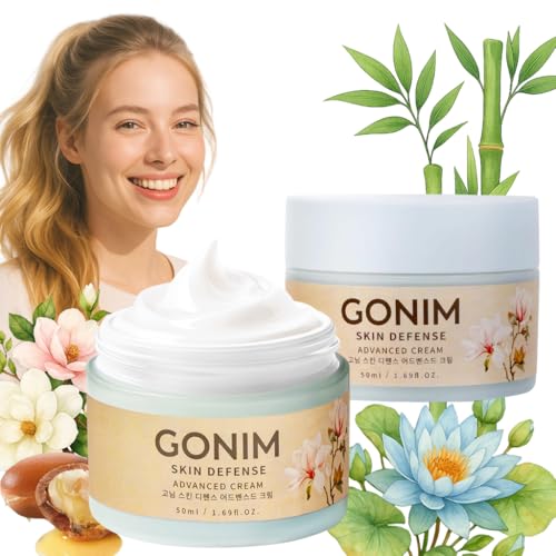 GONIM Face Moisturizer Korean Skin Care,Anti Aging Support with Collagen Activation,Skin Barrier Repair Face Cream,Daily Face Moisturizer for Dry,Sensitive Oily Skin,Shea Butter Hydration-3.38fl.oz