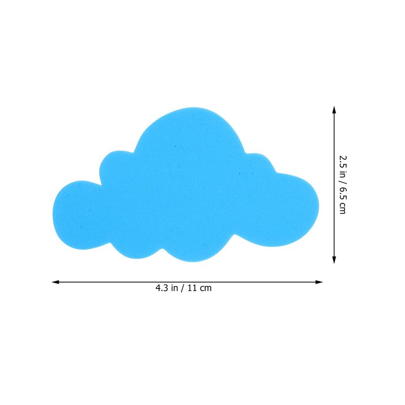 Clouds Wall Stickers EVA Wall Decal Self Adhesive Wallpaper Decoration for Kindergarten Classroom Clouds Kids Stickers DIY Crafts 24pcs 4.7X2.8in