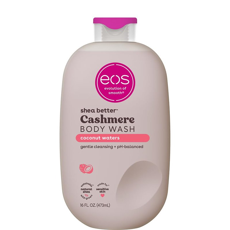 EOS Cashmere Body Wash - Coconut Waters Moisturizing Gel with Shea Butter & Vitamin E | 16 fl oz