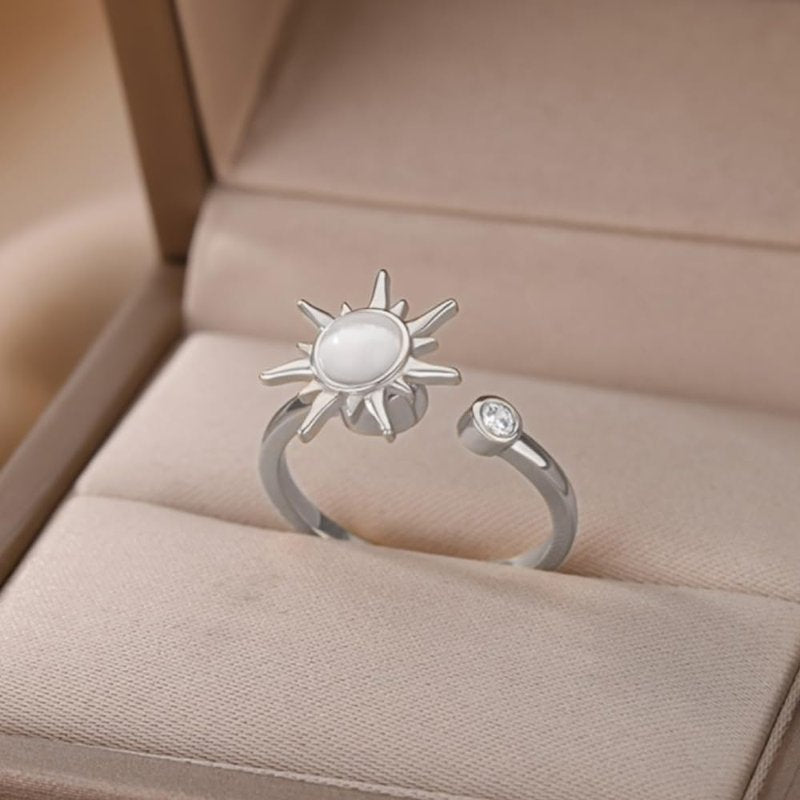 Rotatable Sun Open Ring - Stylish Everyday Jewelry for Women