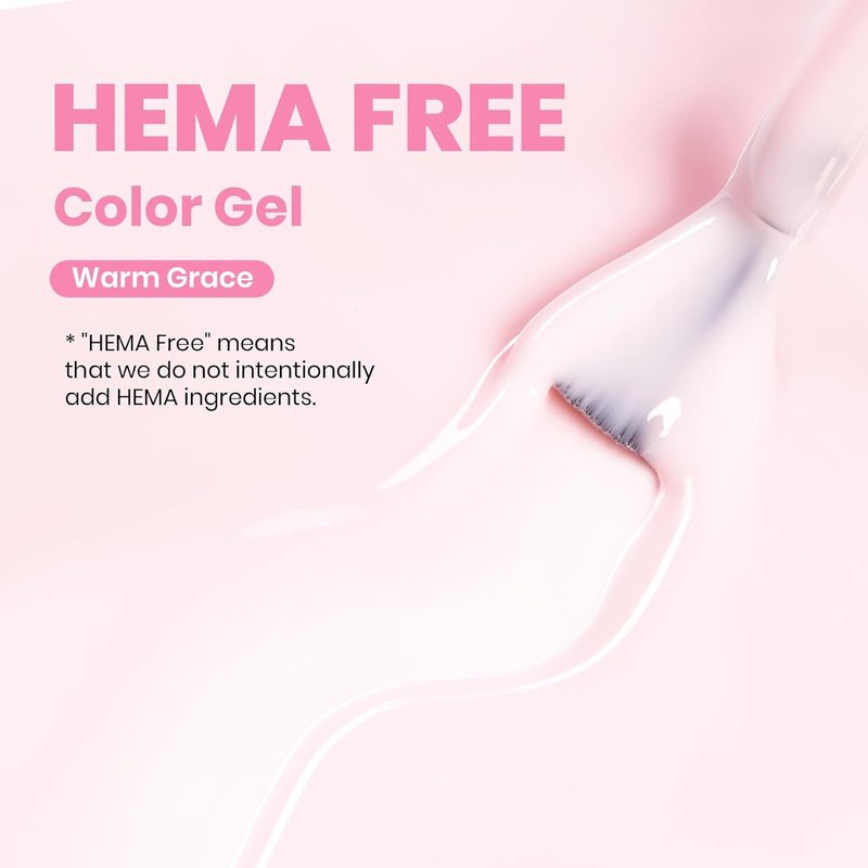 Beetles Gel Polish - Warm Grace Nude Pink 15ML | Sheer Translucent UV Soak Off Nail Color for DIY Manicure