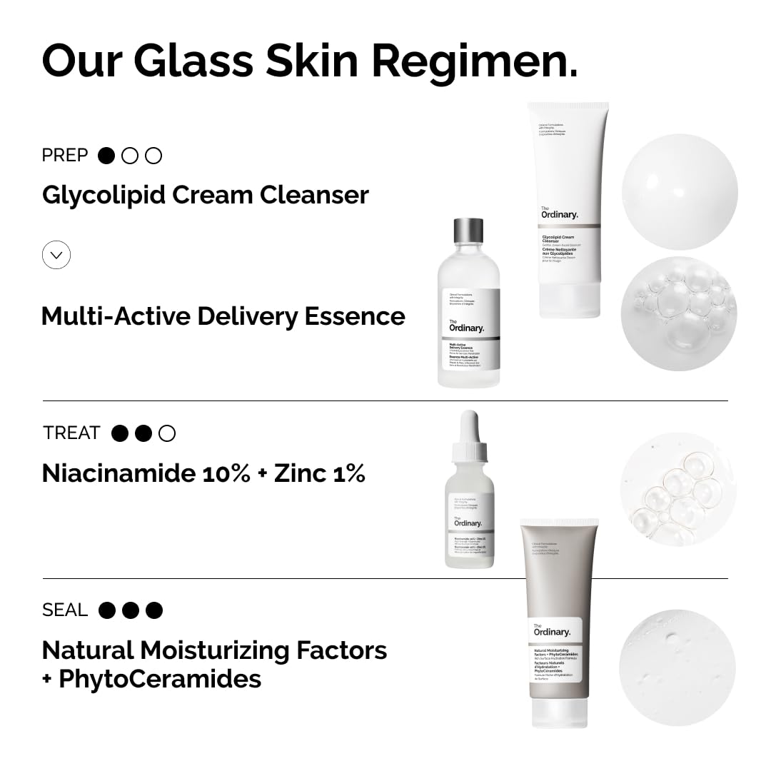 The Ordinary Multi-Active Delivery Essence, Hydrating Skincare Face Essence for Softer and Smoother Glass Skin, 3.4 Fl Oz