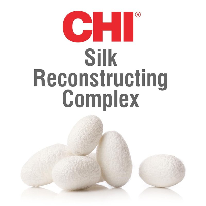 CHI Infra Silk Infusion, Silk Reconstructing Leave-In Hair Treatment for Creating Smooth, Shiny, Strong Hair, 6 Oz