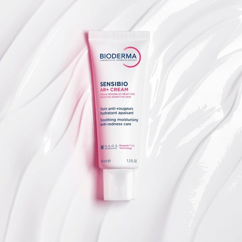 Bioderma Sensibio AR+ Cream, Facial Redness Relief Lotion for Sensitive Skin, Soothing and Moisturizing Care