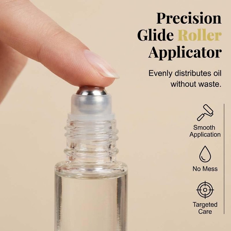 Cuticle Oil, Roll On Nail Care Oil, Moisturizes And Strengthens Nails And Cuticles, Contains Sunflower Oil And Sweet Almond Oil, 1.4 Fl Oz (1pcs)