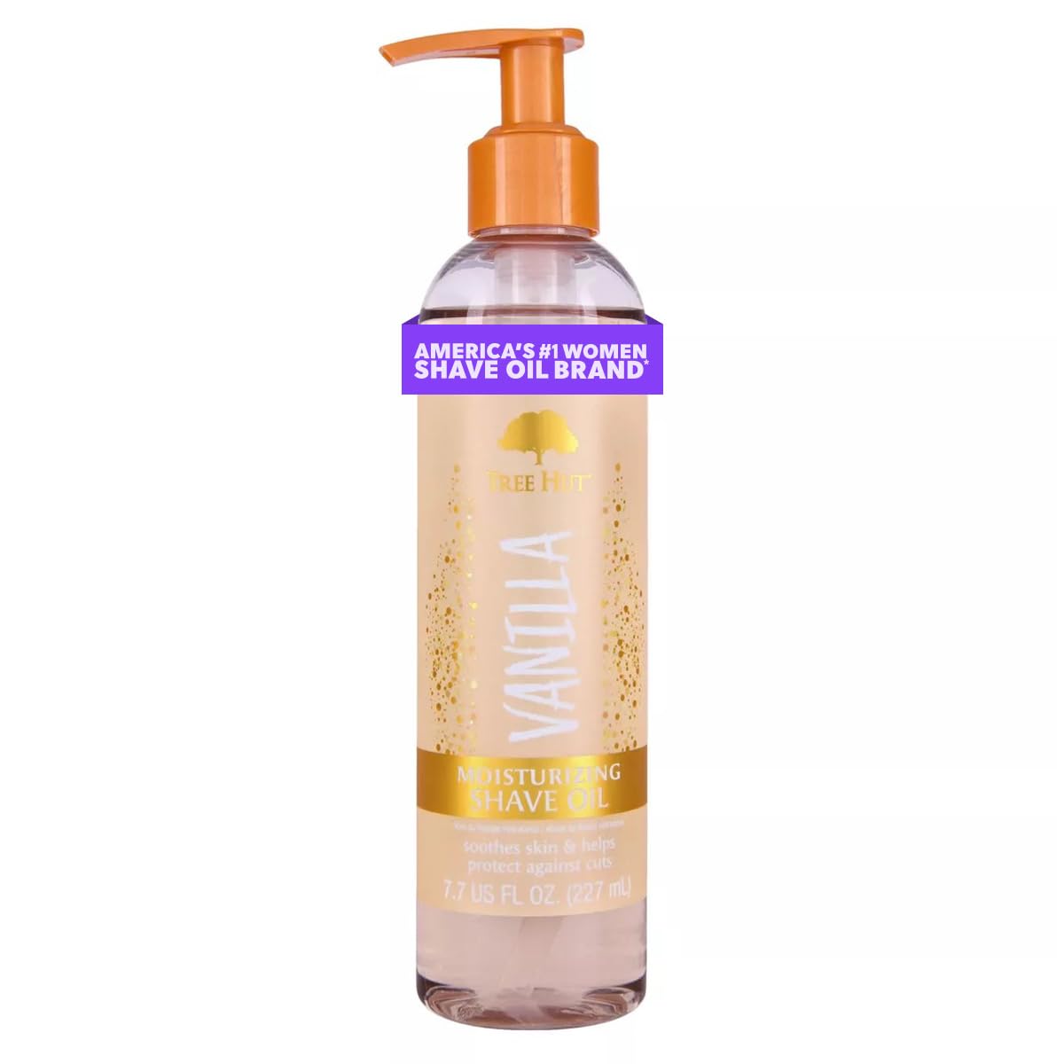 Tree Hut Vanilla Shave Oil - Hydrating Gel-to-Oil Formula for Smooth Shaving | 7.7 fl oz, All Skin Types