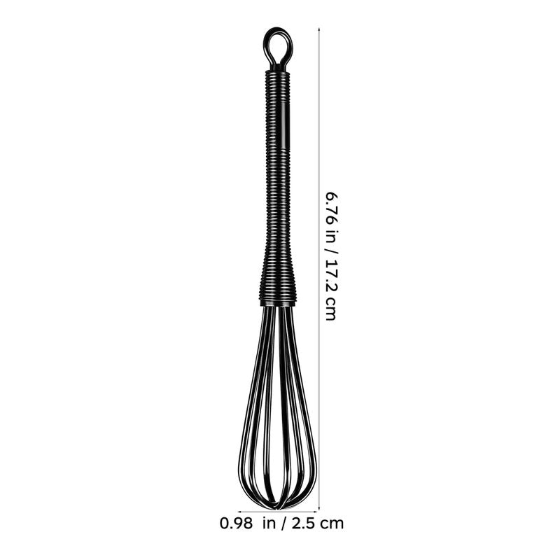 Ipetboom Small Plastic Whisks: 5pcs Mini Whisk for Hair Dye Color Mixing Hairdressing - 6.76X0.98in Versatile Kitchen Utensil Egg Beater for Blending Stirring Cooking Baking Versatile Tools