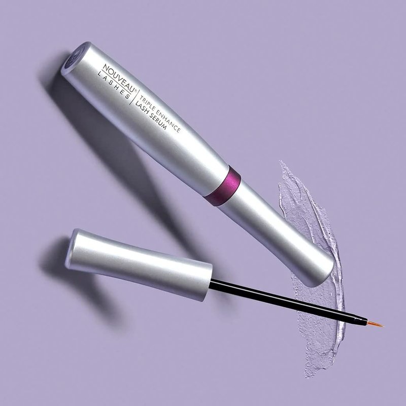 Nouveau Lashes Triple Enhance Lash Serum - Vegan Formula with Triple Peptide Complex | 5 ml for Length, Strength & Volume