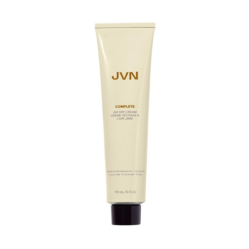 JVN No Heat Air Dry Cream - Hair Smoothing Curl & Wave Enhancer | 5 Fl Oz, Silicone-Free