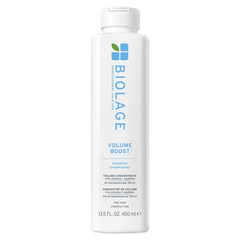 Biolage Volume Boost Shampoo for Fine Hair – Creates Lasting, Lightweight Volume, Root Lift & Shine, With Cellulose and Peptides, Vegan, Paraben and Silicone-Free, 13.5 Fl Oz