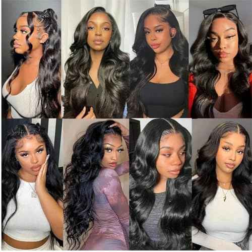 12A Human Hair Bundles 18 18 18 Inch Body Wave 100% Unprocessed Hair 3 Bundles Deals Extensions Quick Weave Human Hair Natural Black Color