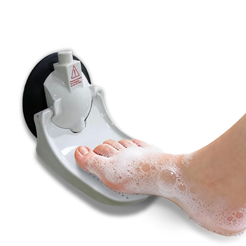 Houlishu Shower Foot Pedals with Foldable Shaving Leg Hair with Strong Suction Cups for RV bathrooms