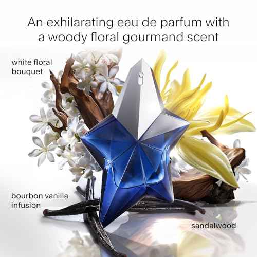 Mugler Angel Elixir - Eau de Parfum - Women's Perfume - Floral & Woody - With Sandalwood, Amber, and Vanilla - Long Lasting Fragrance