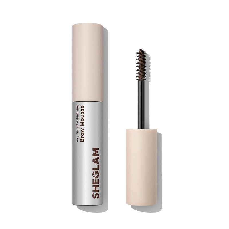 SHEGLAM Airy Tinted Volumizing Brow Mousse Eyebrow Cream Gel Highly Pigmented Shaping Filling Water Removal-Chocolate
