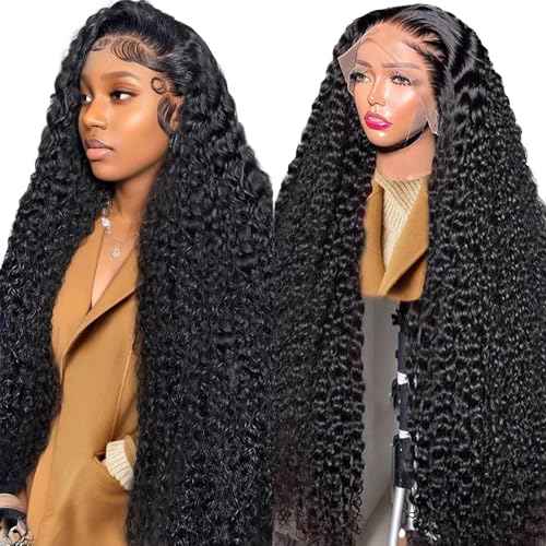 20 Inch Deep Wave Lace Front Wigs Human Hair Wig for Woman 13x4 Hd Deep Curly Lace Frontal Wig Pre Plucked With Baby Hair