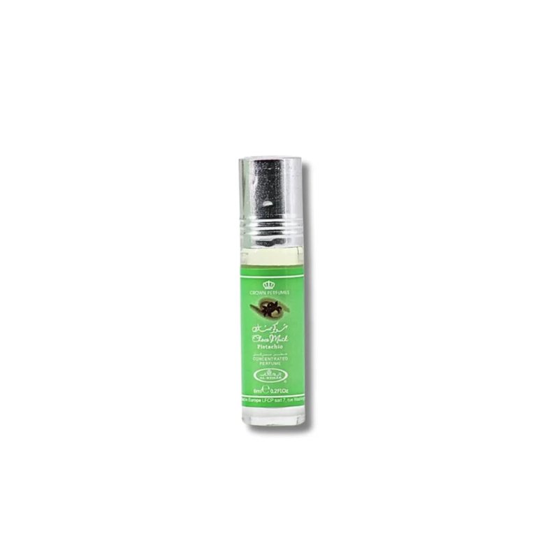 Al-Rehab Choco Musk Pistachio Perfume Oil Roll-On - 6ml | Indulge in Nutty Gourmand Fragrance with Chocolate & Vanilla | Long-Lasting Scent for All