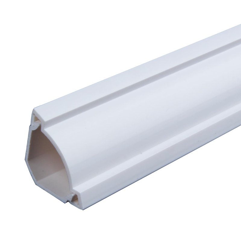 Corner Cable Hider, 78in Corner Cable Concealer, Paintable Cord Cover for Wall, Cable Management Kit, Wire Concealer, Cable Cover Raceway for Floor Baseboard, Ceiling, 2XL39in, White