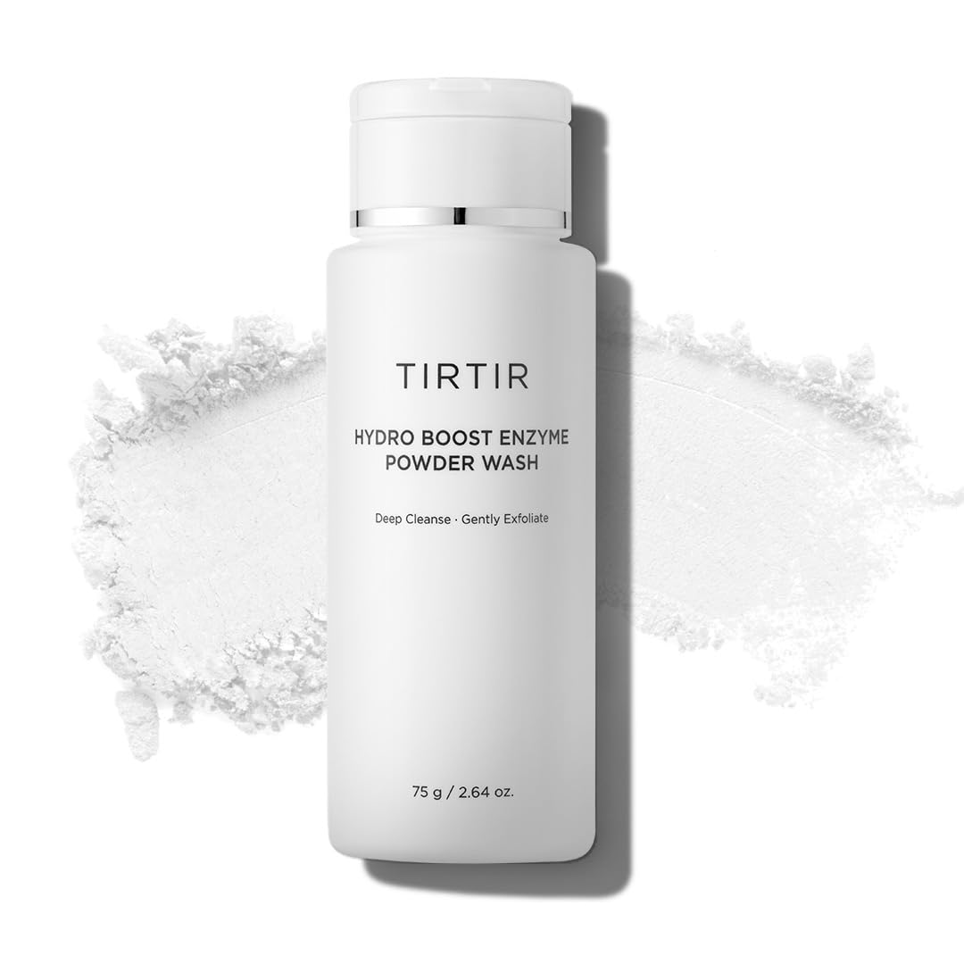 TIRTIR Hydro Boost Enzyme Cleansing Powder - Gentle Exfoliating Cleanser, 2.64 Oz
