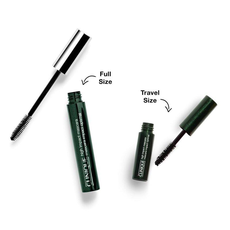 Clinique High Impact Mascara | Volume, Length + Safe For Sensitive Eyes, Mini Travel Size, Black, 0.12 Fl Oz