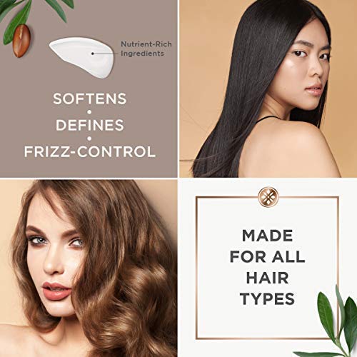 Argan Magic Nourishing Hair Cream - Hydrates, Conditions, and Eliminates Frizz for All Hair Types | Seals in Shine | Made in USA, Paraben Free, Cruelty Free (8.5 oz / 2 Pack)