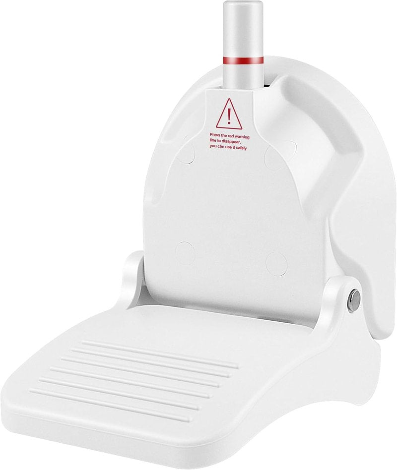 Foldable Shower Foot Rest - Anti-Slip Pedal for Shaving Legs | Reusable Shower Step with Strong Suction | Ideal for Pregnant Women & Back Pain Relief