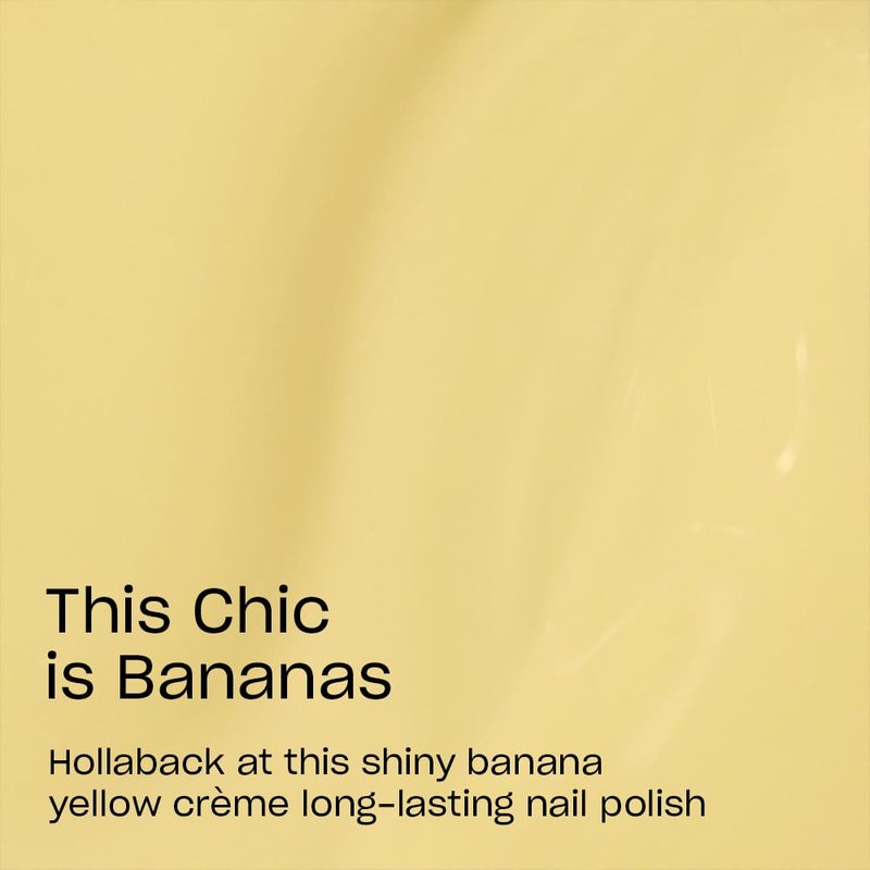 OPI Infinite Shine This Chic is Bananas | Opaque Soft Yellow Crème Long Wear Gel Like Nail Polish | Vegan, Long Lasting, Streak Free