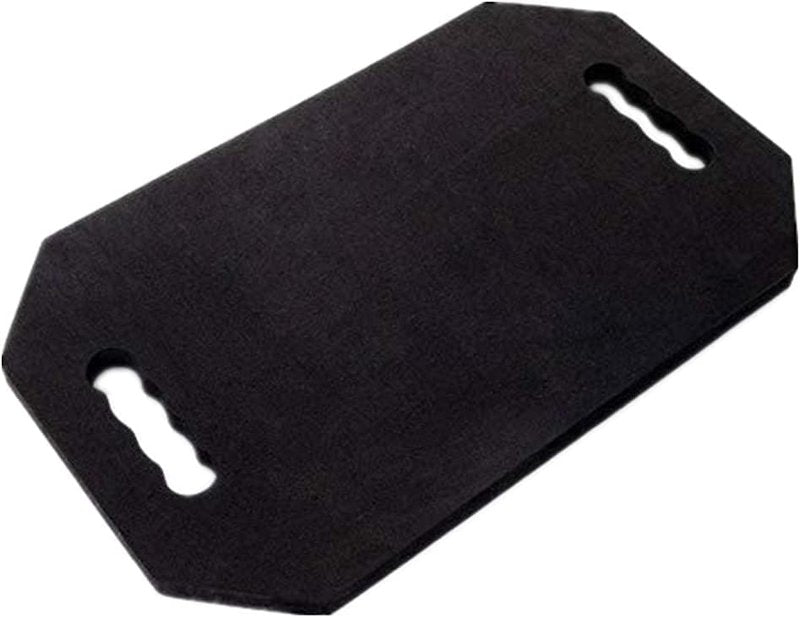 Handle Large Rectangular Hand Held Mirror, Barber Mirror Salon Large Foam Hand Mirror with Double Handle,Square Barbershop Handheld Mirror,Black.